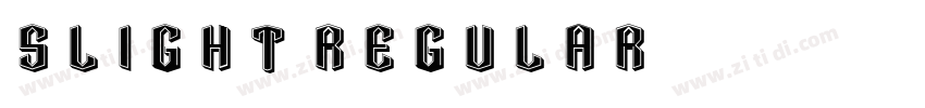 Slight Regular字体转换